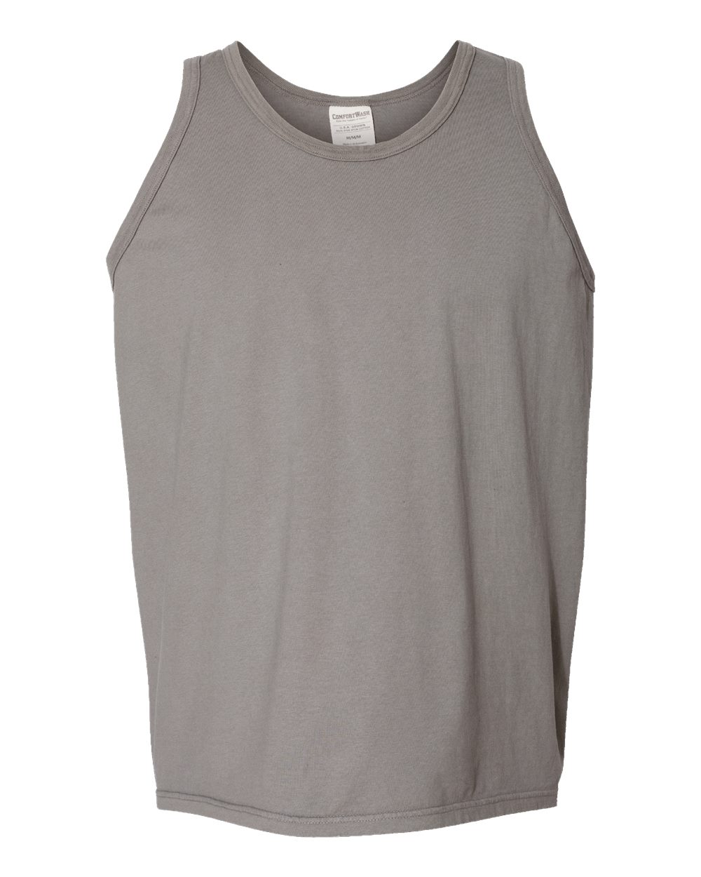 Unisex Garment-Dyed Unisex Tank Top - Front - B35600133 - Concrete Grey