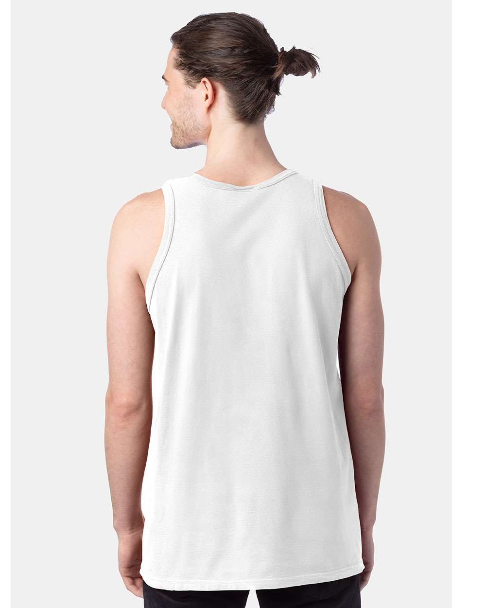 Unisex Garment-Dyed Unisex Tank Top - OnModelBack - B35600005 - White