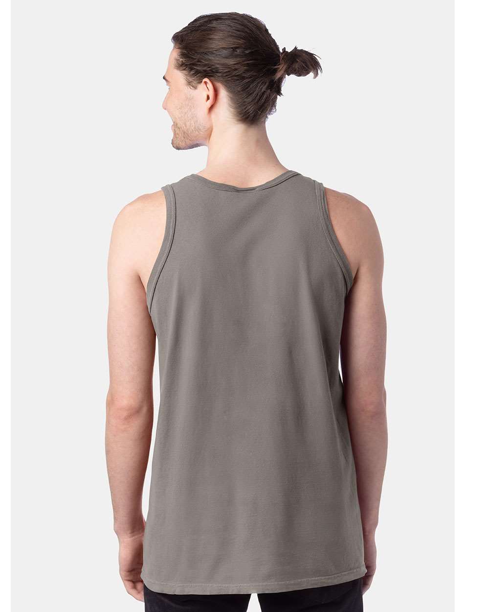 Unisex Garment-Dyed Unisex Tank Top - OnModelBack - B35600133 - Concrete Grey