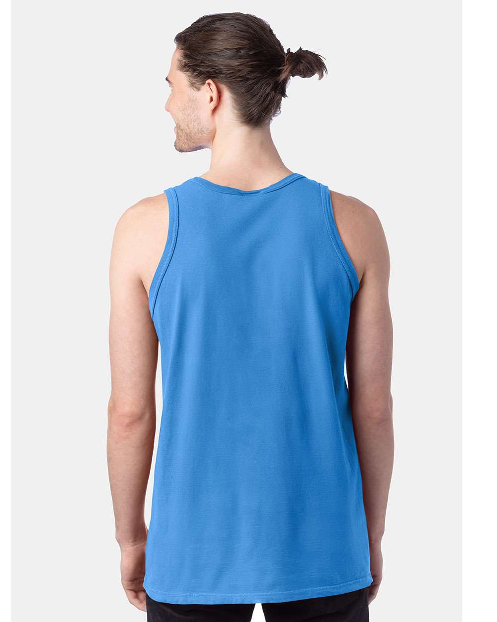 Unisex Garment-Dyed Unisex Tank Top - OnModelBack - B35600257 - Summer Sky Blue