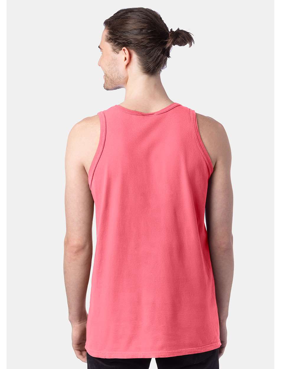 Unisex Garment-Dyed Unisex Tank Top - OnModelBack - B35600273 - Coral Craze