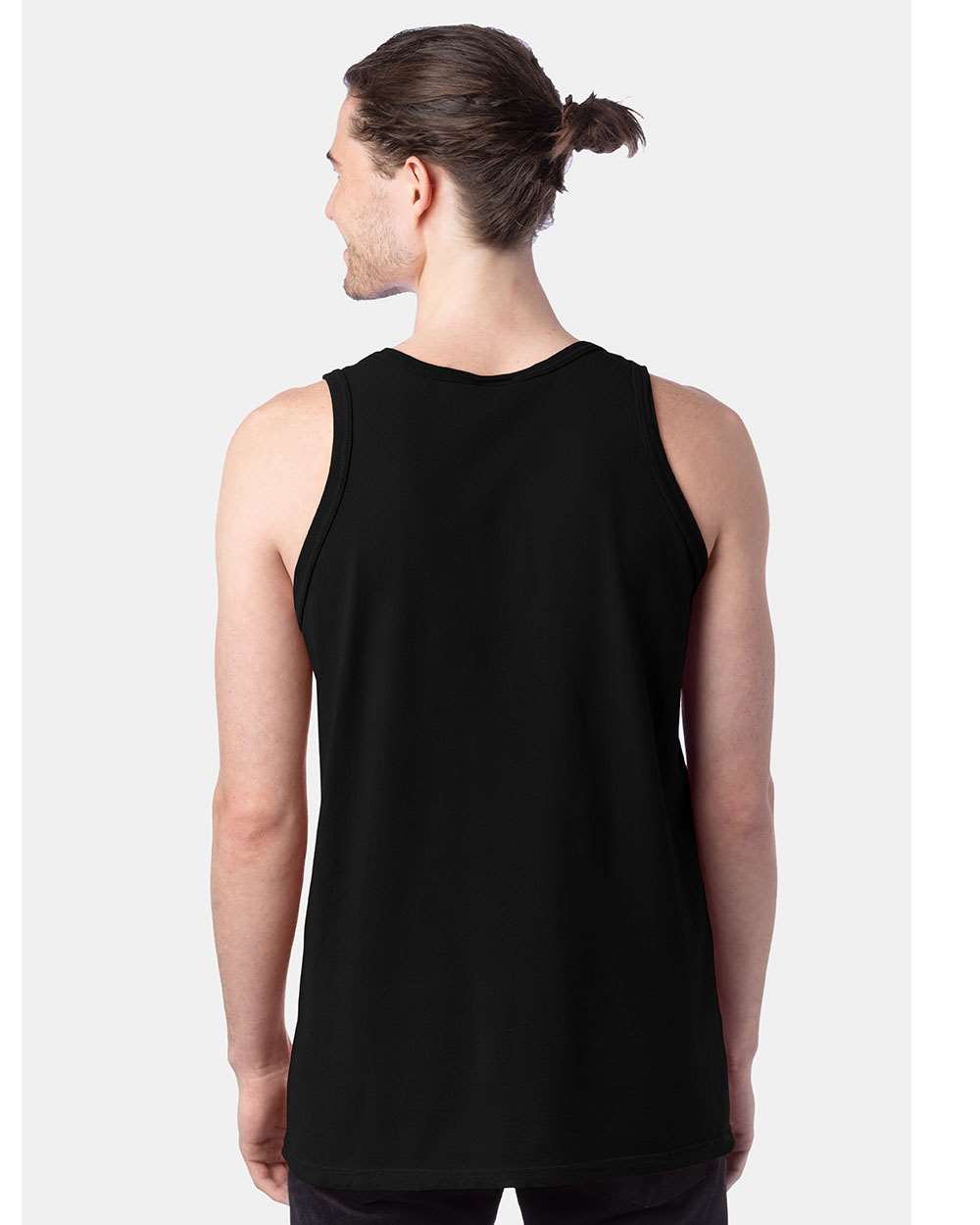 Unisex Garment-Dyed Unisex Tank Top - OnModelBack - B35600503 - Black