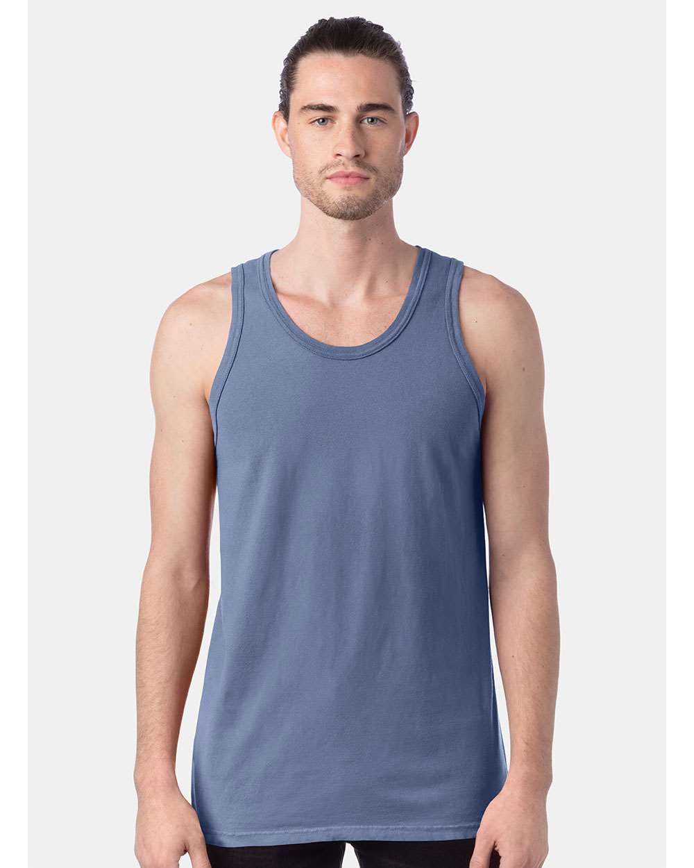 Unisex Garment-Dyed Unisex Tank Top - OnModelFront - B35600283 - Saltwater