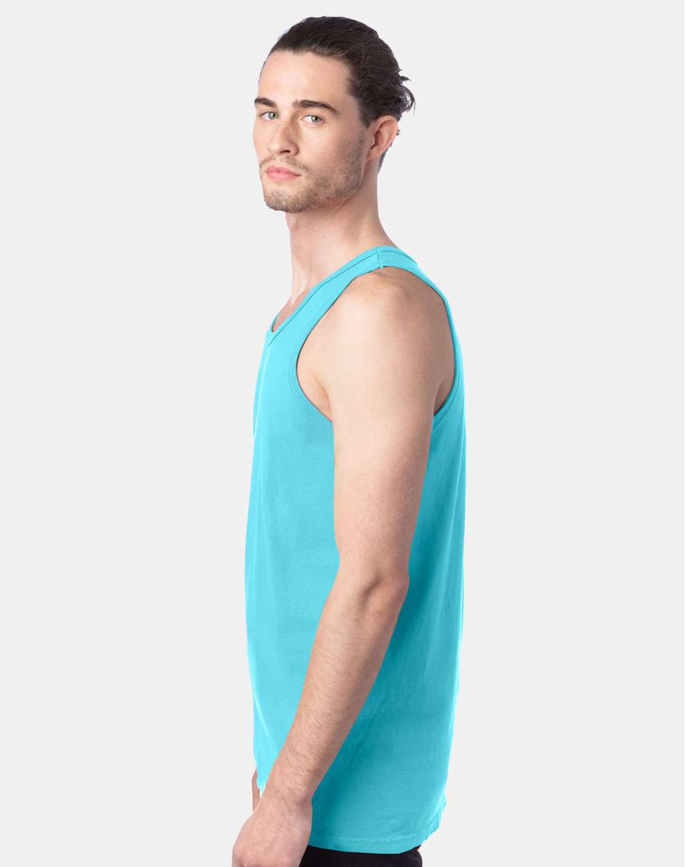 Unisex Garment-Dyed Unisex Tank Top - OnModelSide - B35600243 - Freshwater