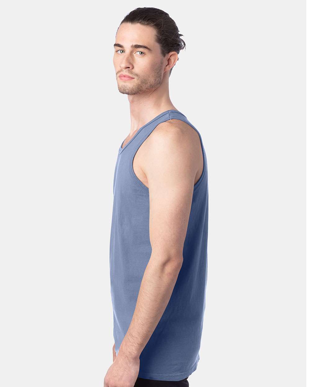 Unisex Garment-Dyed Unisex Tank Top - OnModelSide - B35600283 - Saltwater