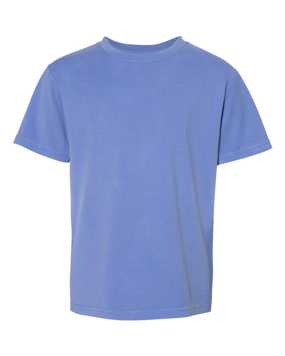 Youth Garment-Dyed T-Shirt - Front - B36900812 - Deep Forte Blue