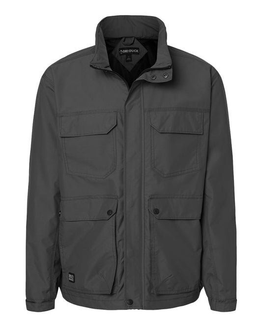Men's Field Jacket - Front - B02767093 - Charcoal