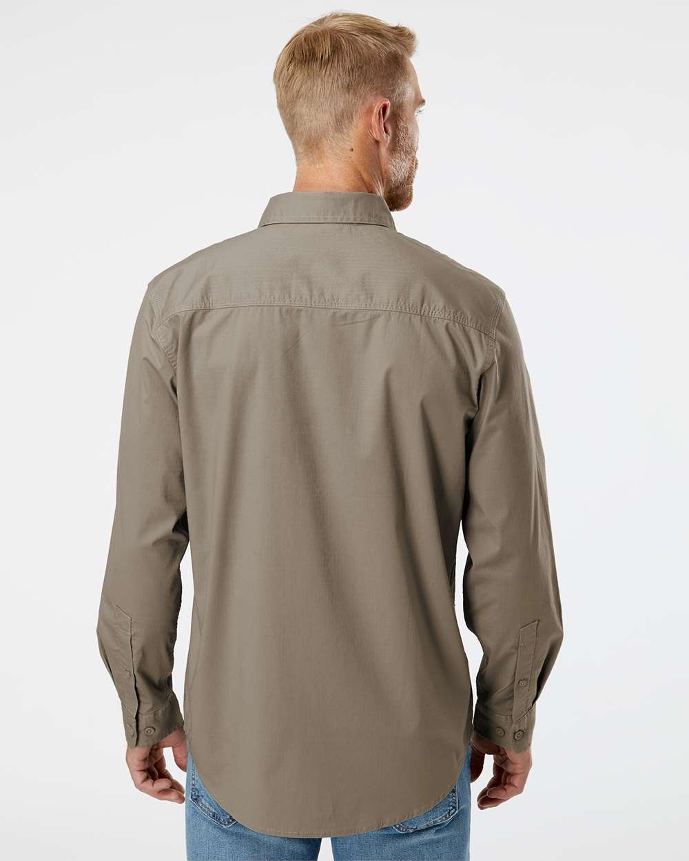 Men's Craftsman Woven Shirt - OnModelBack - B03267733 - Rope