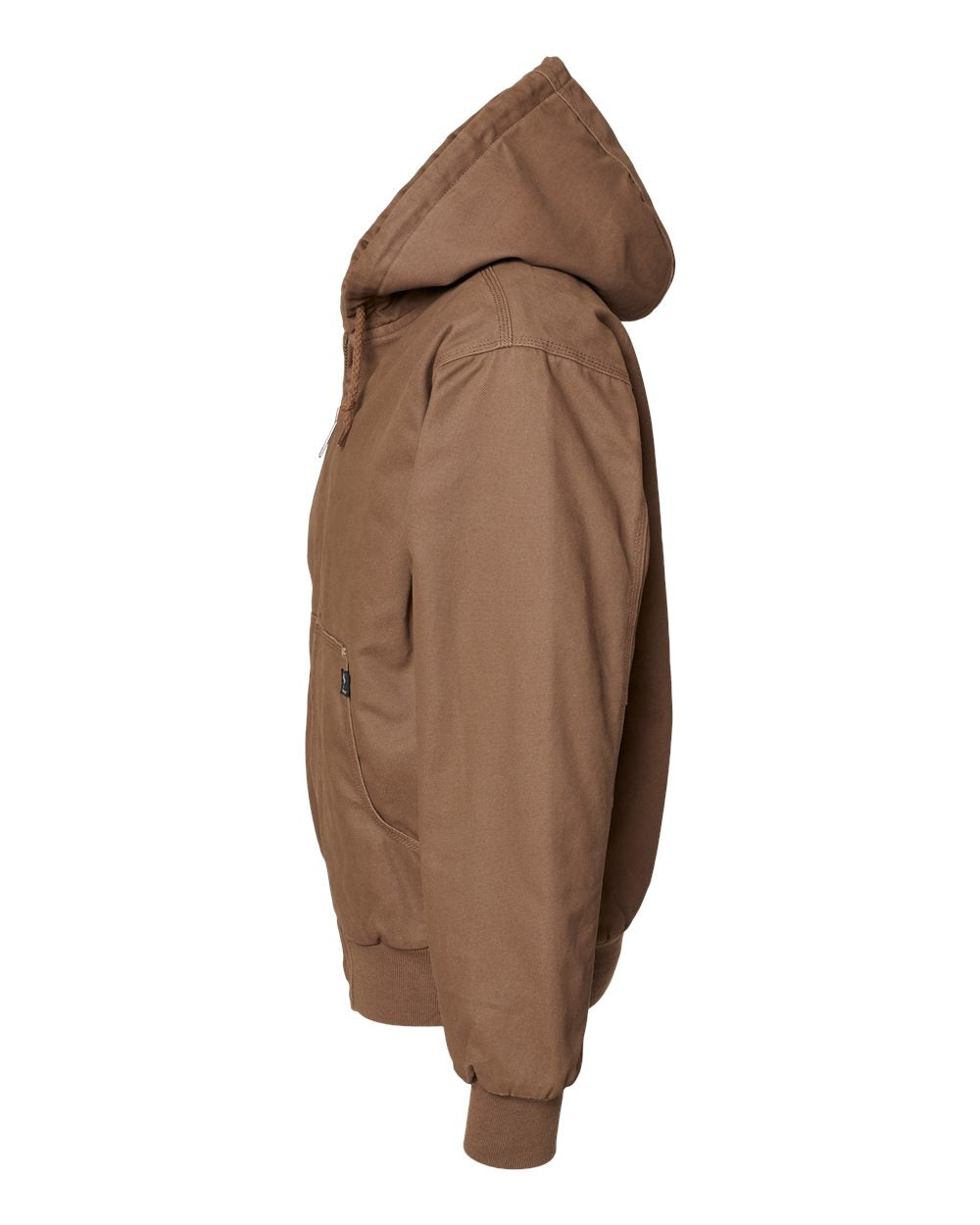 Men's Tall Cheyenne Boulder Cloth™ Hooded Jacket with Tricot Quilt Lining - DirectSide - B65067745 - Field Khaki