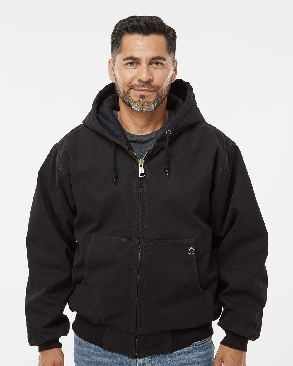 Men's Tall Cheyenne Boulder Cloth™ Hooded Jacket with Tricot Quilt Lining - styleImage