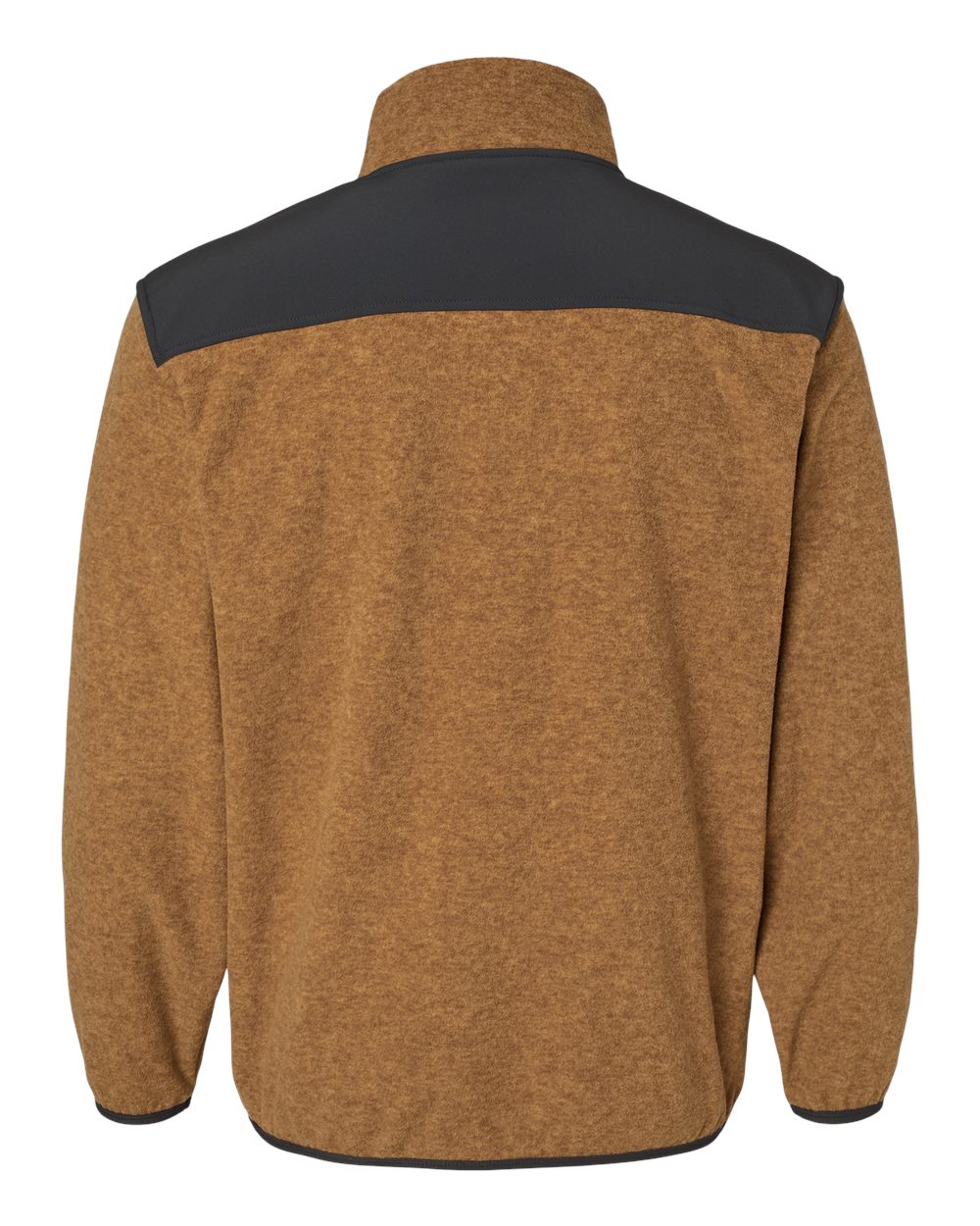 Men's Ranger Melange Fleece Pullover - Back - B05267283 - Saddle