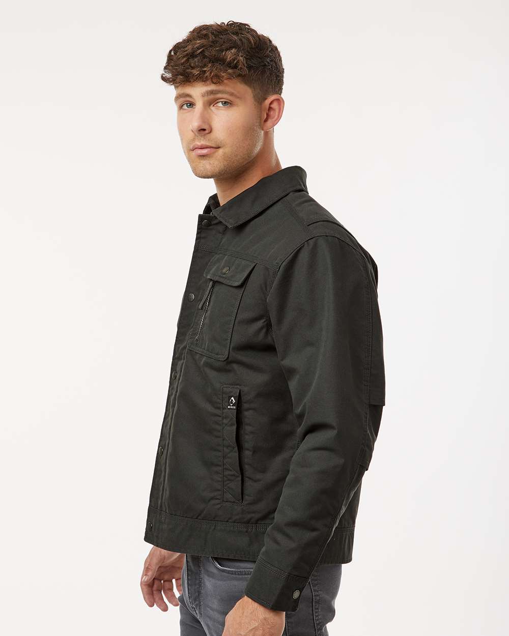 Men's Renegade Lifestyle Jacket - OnModelSide - B00167583 - Charcoal