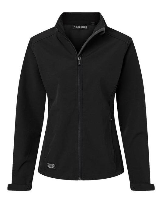 Women's Motion Soft Shell Jacket - Front - B00467503 - Black