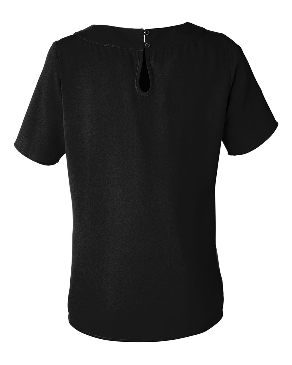 Women's Perfect Fit™ Boat Neck Blouse - Back - B731B2502 - Black