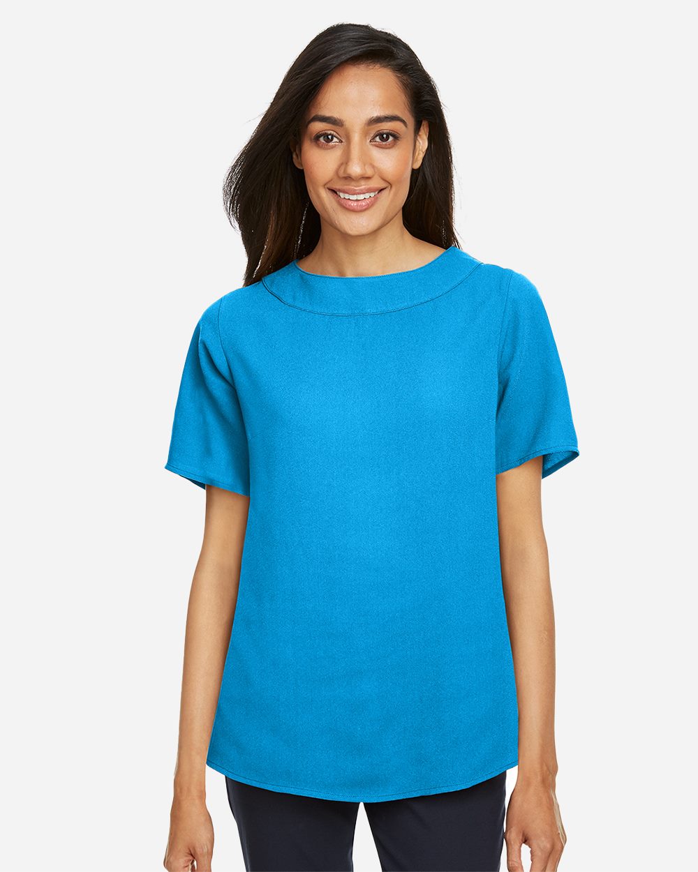 Women's Perfect Fit™ Boat Neck Blouse - styleImage