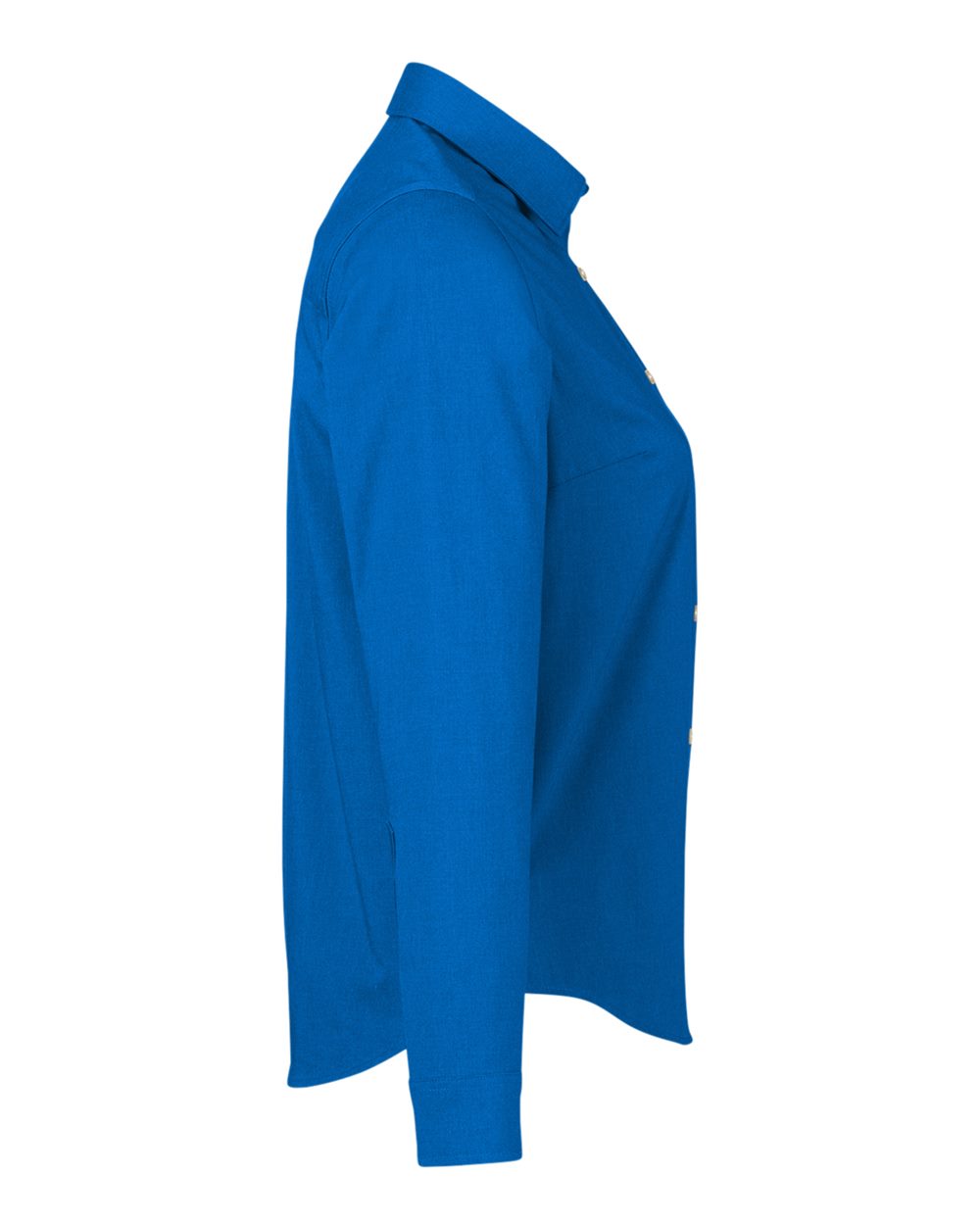 Women's CrownLux Performance® Spencer Poplin Dress Shirt - DirectSide - B670B2252 - French Blue Melange