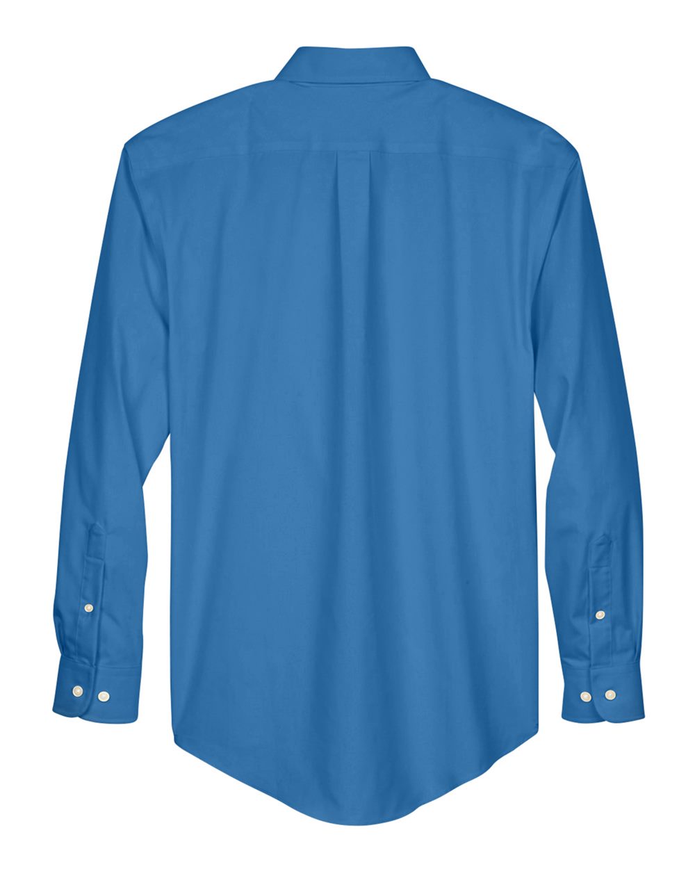 Men's Crown Collection® Oxford Woven Dress Shirt - Back - B602B2103 - French Blue