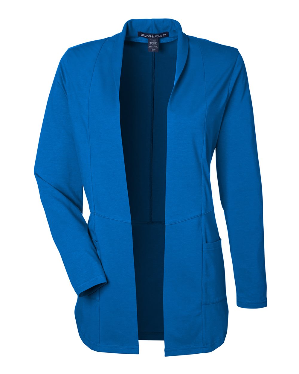 Women's Raleigh Stretch Cardigan - Front - B719B2252 - French Blue