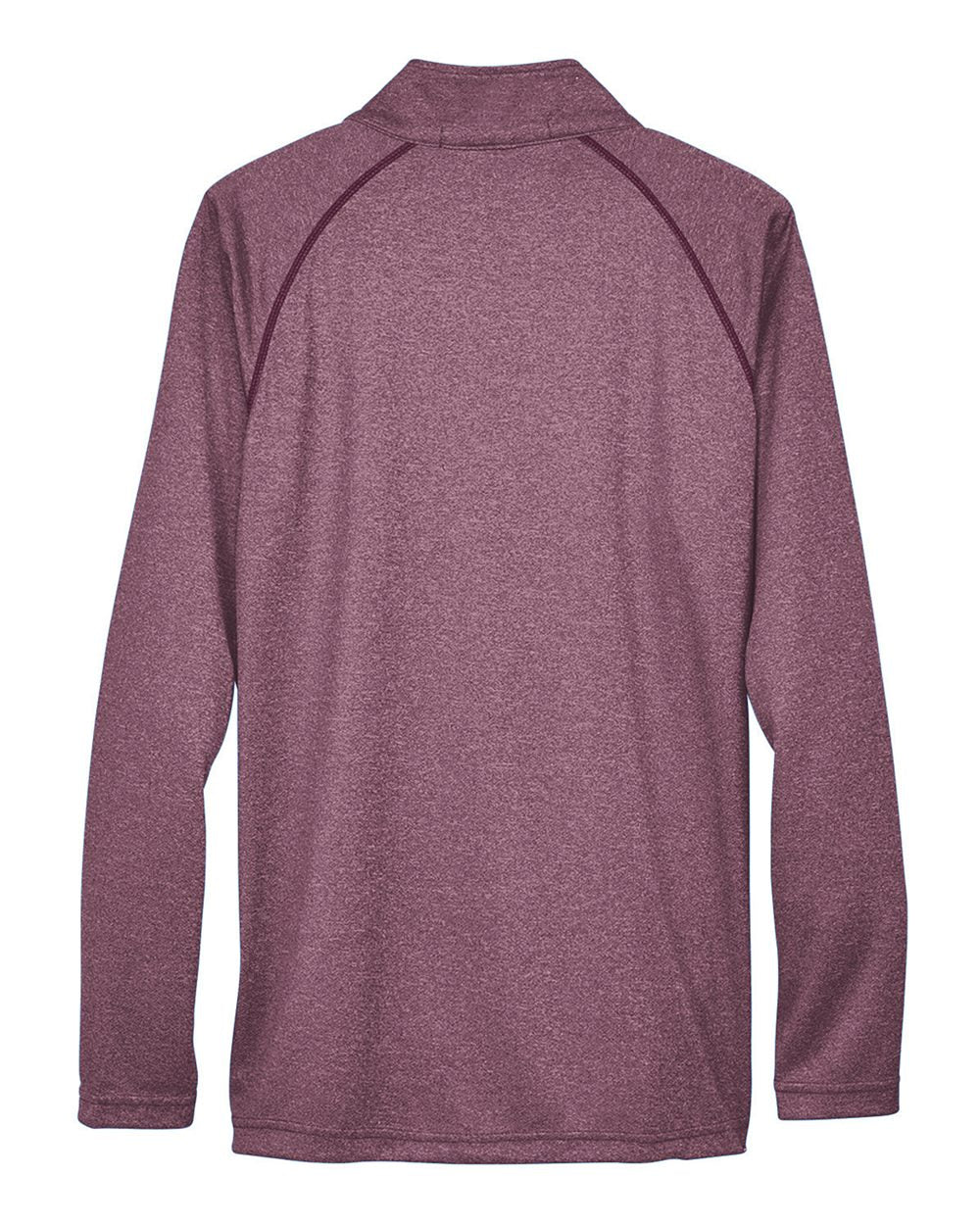 Men's Stretch Tech-Shell® Compass Quarter-Zip Pullover - Back - B656B2123 - Burgundy Heather
