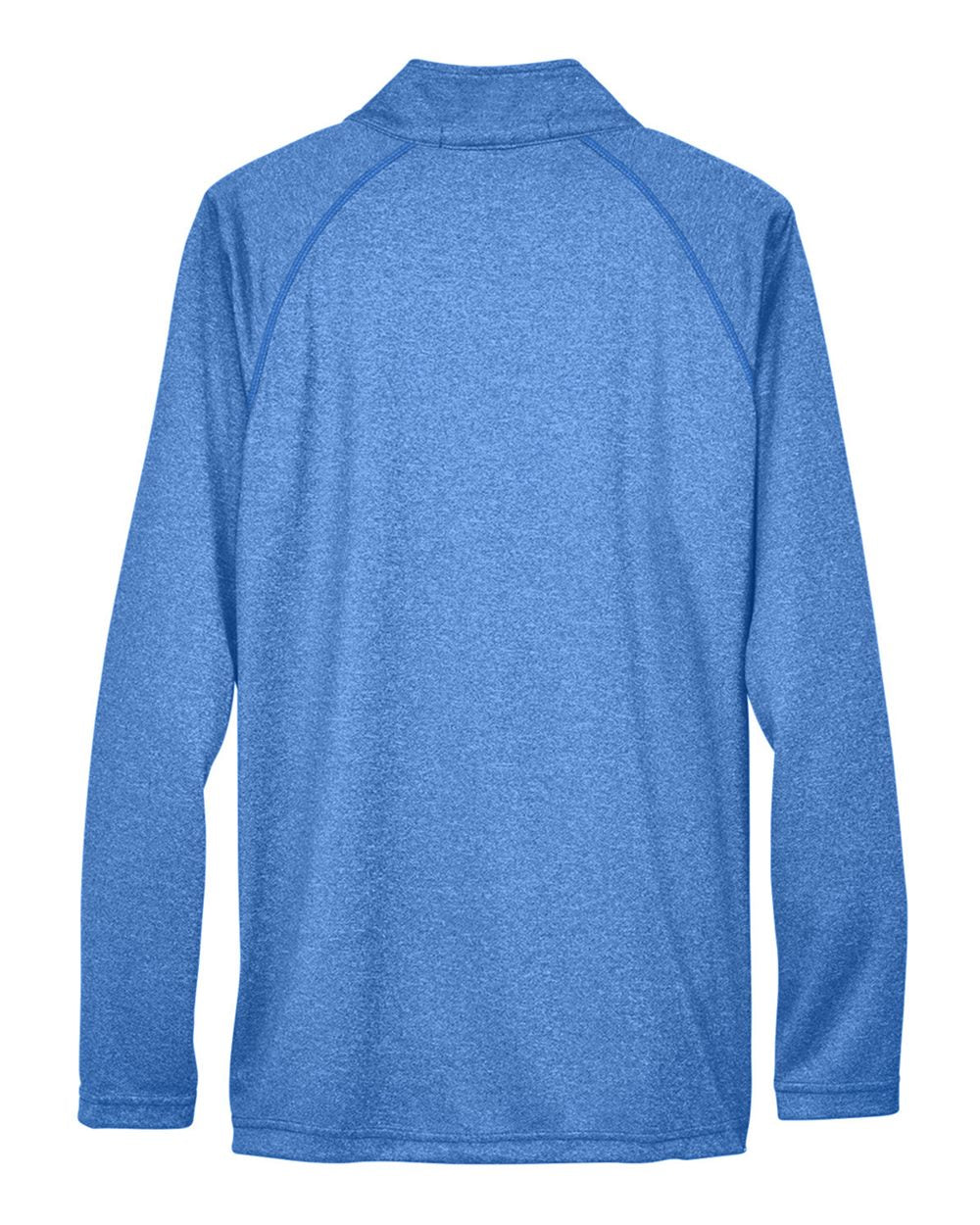 Men's Stretch Tech-Shell® Compass Quarter-Zip Pullover - Back - B656B2259 - French Blue Heather
