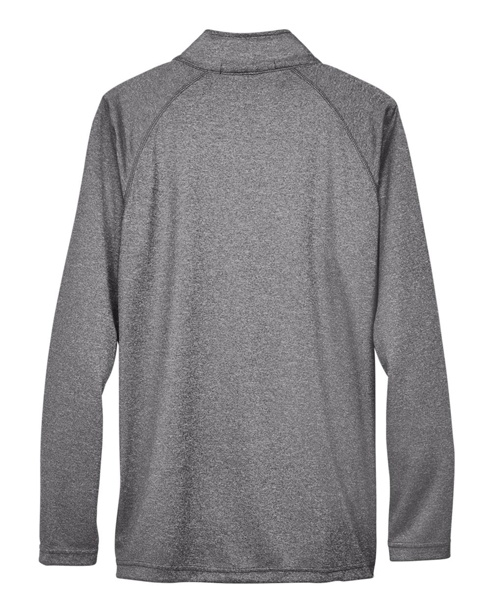 Men's Stretch Tech-Shell® Compass Quarter-Zip Pullover - Back - B656B2353 - Dark Grey Heather
