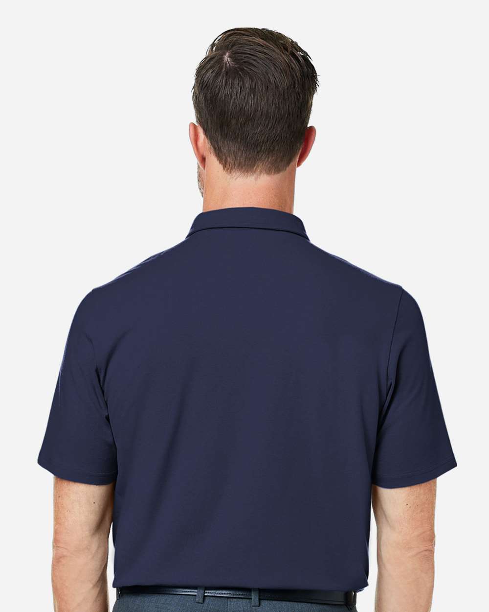 Men's Raleigh Stretch Polo - OnModelBack - B624B2653 - Navy