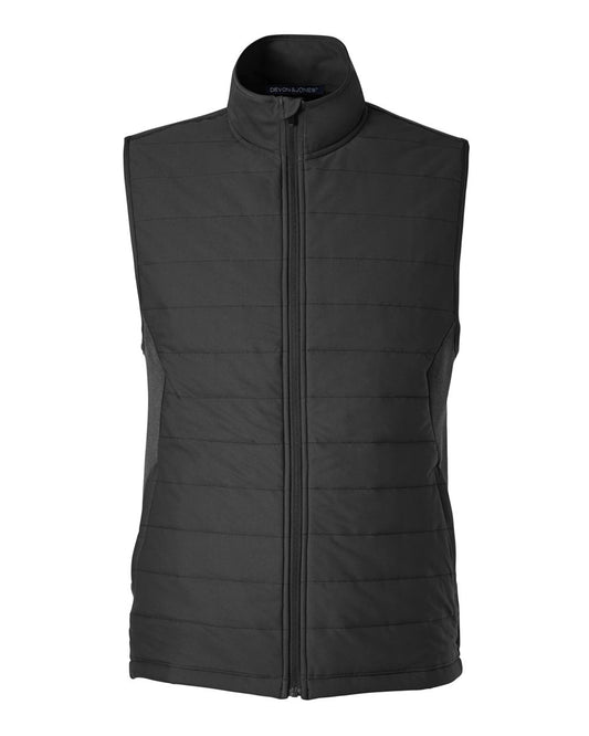 Men's New Classics® Charleston Hybrid Vest - Front - B699B2503 - Black/ Melange Black