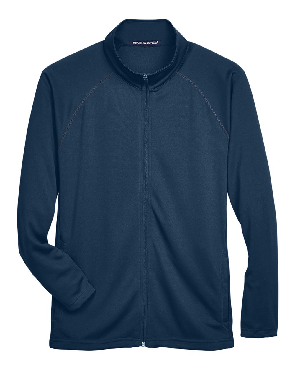 Men's Stretch Tech-Shell® Compass Full-Zip Jacket - Front - B652B2653 - Navy