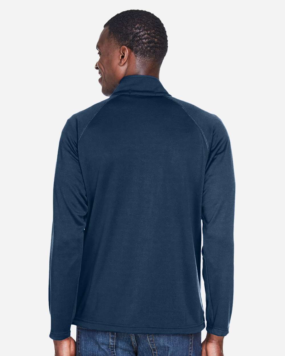 Men's Stretch Tech-Shell® Compass Full-Zip Jacket - OnModelBack - B652B2653 - Navy