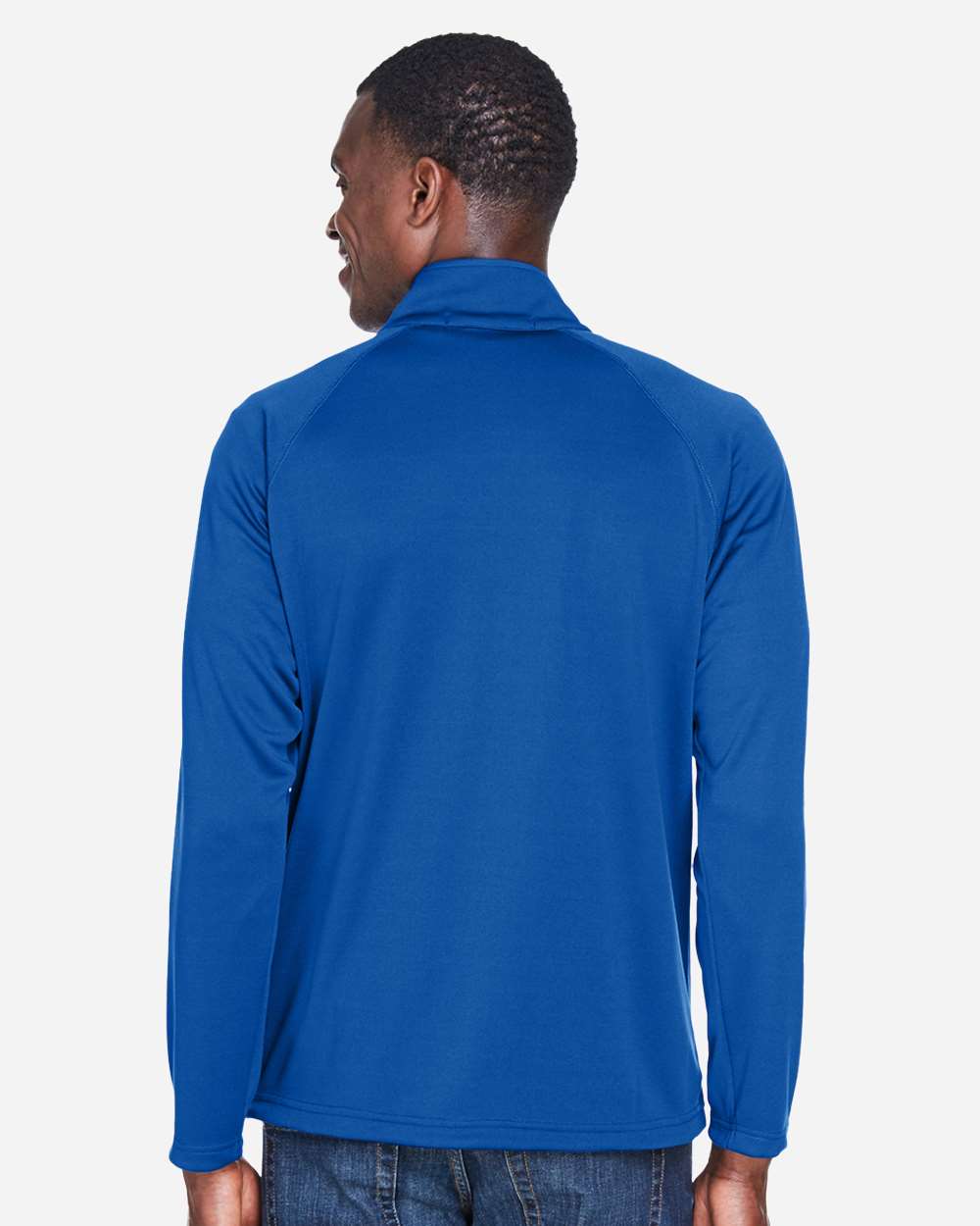 Men's Stretch Tech-Shell® Compass Full-Zip Jacket - OnModelBack - B652B2753 - True Royal