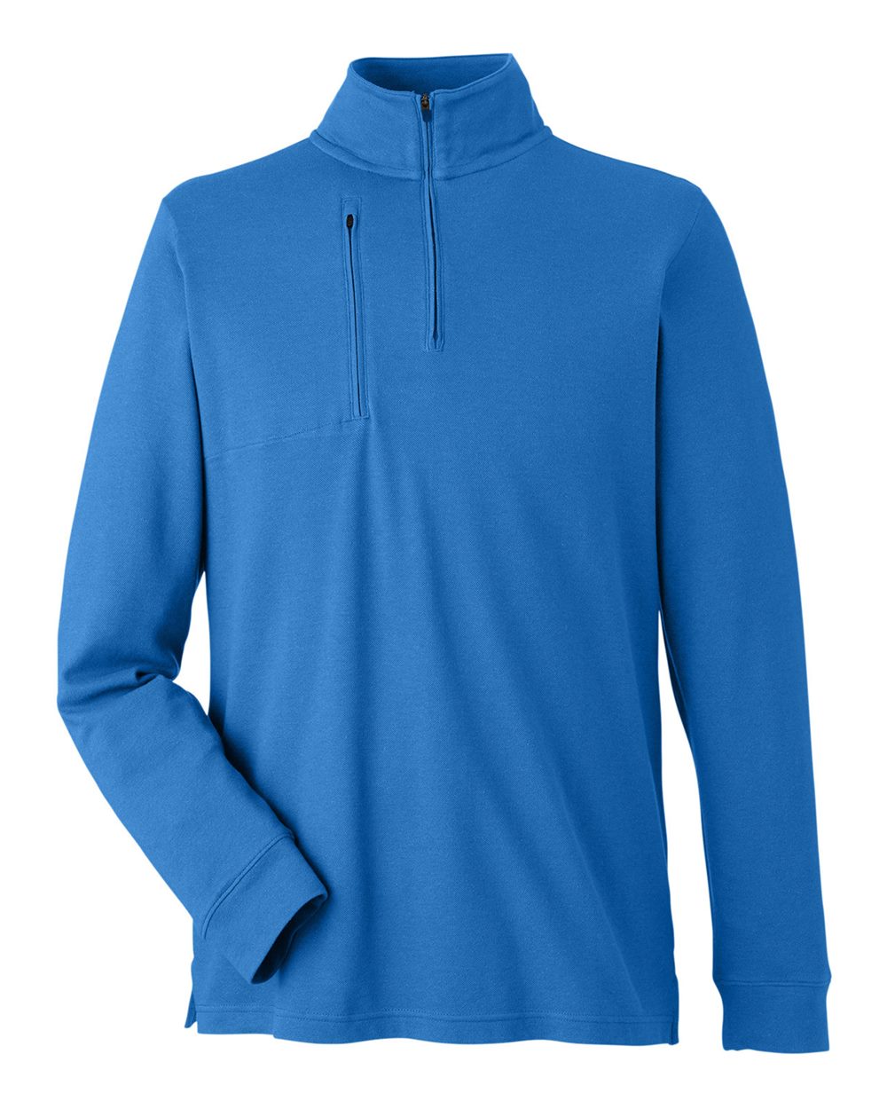 Men's New Classics® Performance Quarter-Zip Pullover - Front - B648B2253 - French Blue