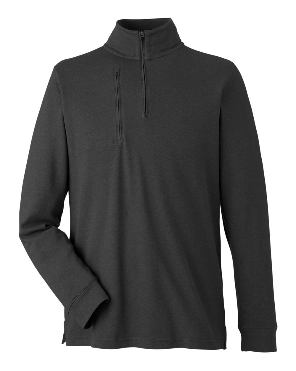 Men's New Classics® Performance Quarter-Zip Pullover - Front - B648B2503 - Black