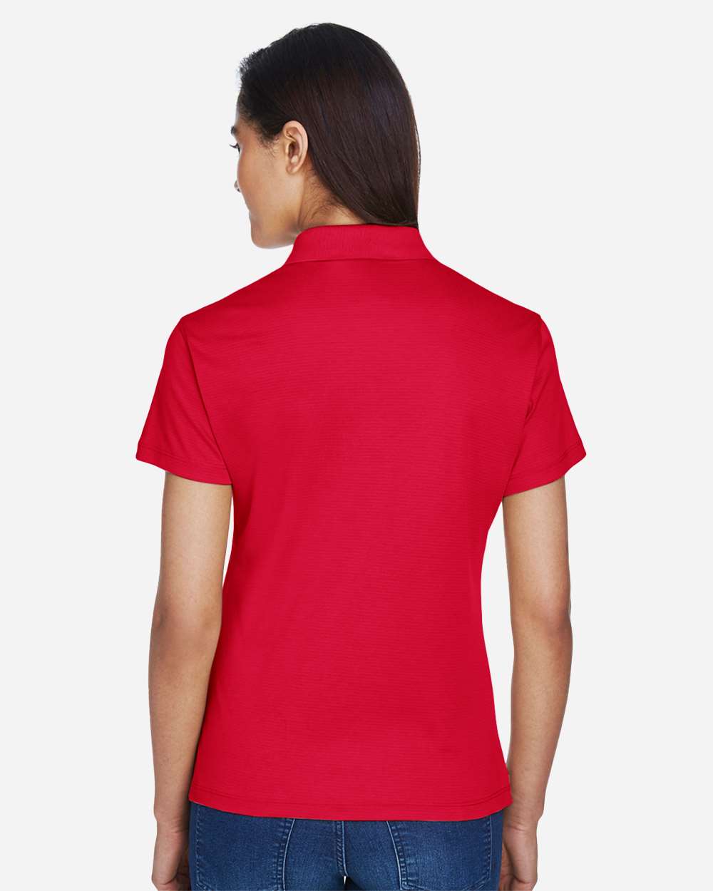 Women's Pima-Tech™ Jet Piqué Polo - OnModelBack - B632B2703 - Red