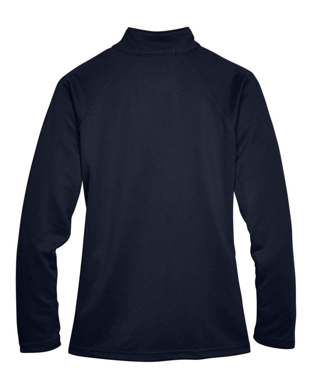 Women's Stretch Tech-Shell® Compass Quarter-Zip Pullover - Back - B657B2653 - Navy