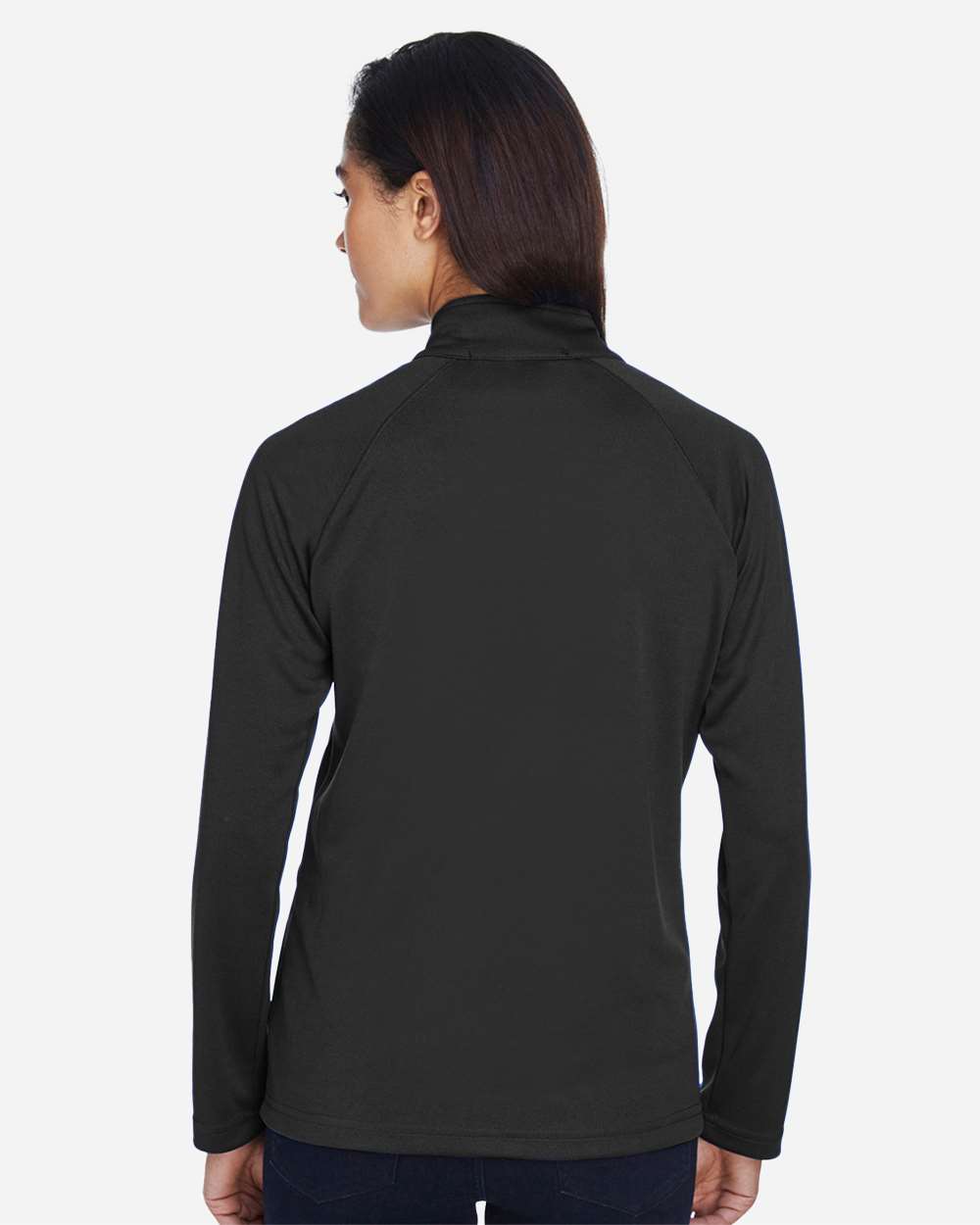 Women's Stretch Tech-Shell® Compass Full-Zip Jacket - OnModelBack - B653B2503 - Black