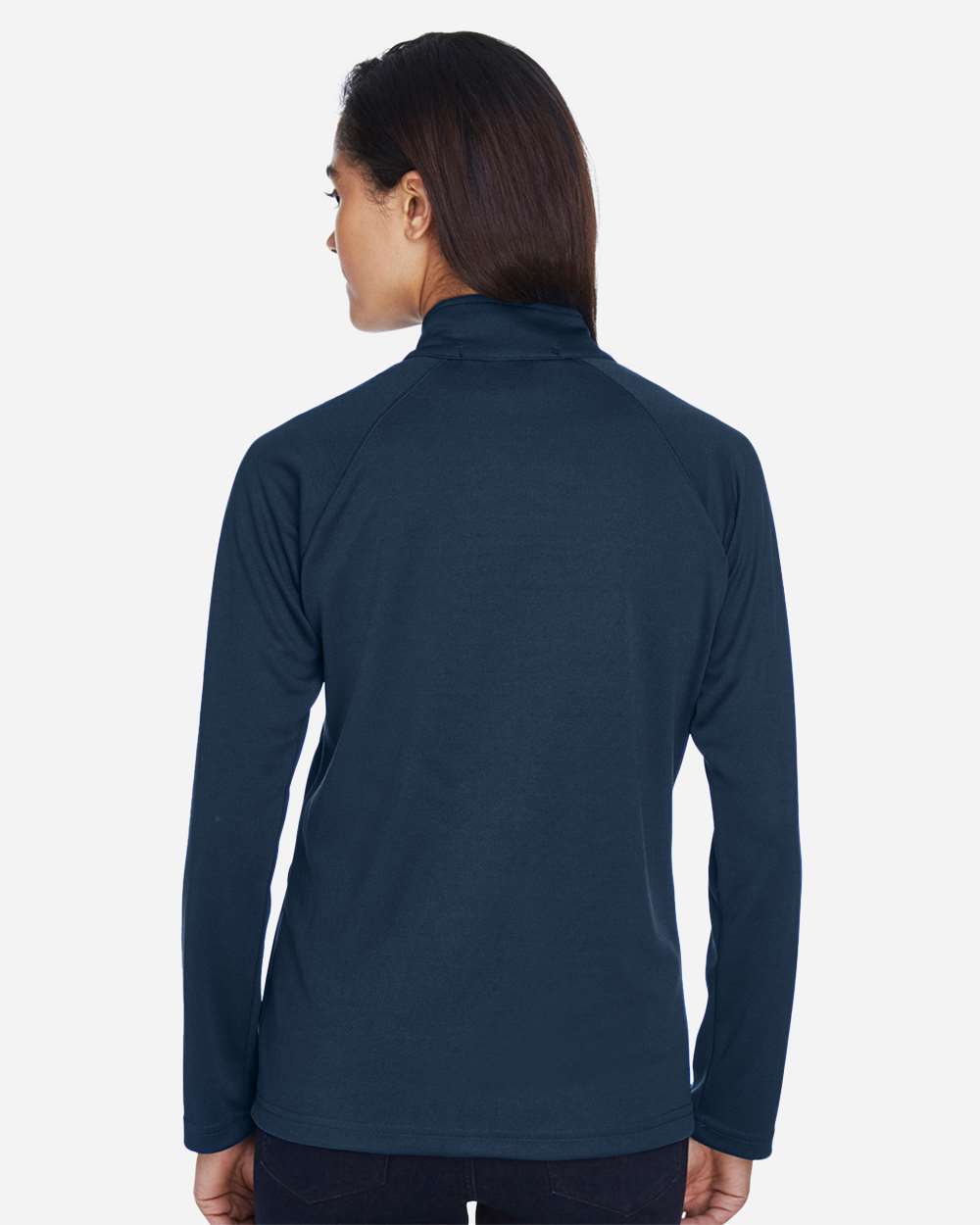 Women's Stretch Tech-Shell® Compass Full-Zip Jacket - OnModelBack - B653B2653 - Navy