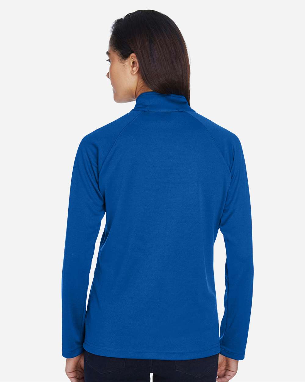 Women's Stretch Tech-Shell® Compass Full-Zip Jacket - OnModelBack - B653B2753 - True Royal