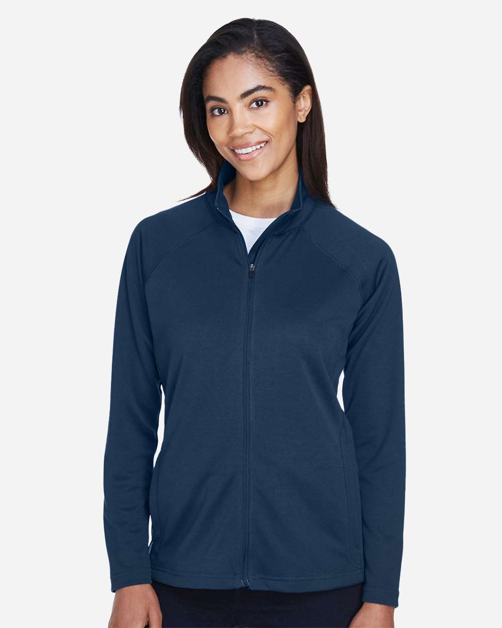 Women's Stretch Tech-Shell® Compass Full-Zip Jacket - OnModelFront - B653B2653 - Navy