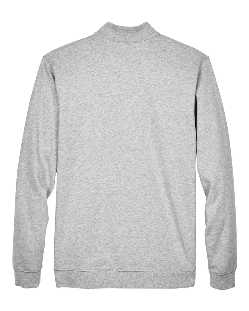 Men's DRYTEC20™ Performance Quarter-Zip Pullover - Back - B660B2353 - Grey Heather/ Grey H/ French Blue