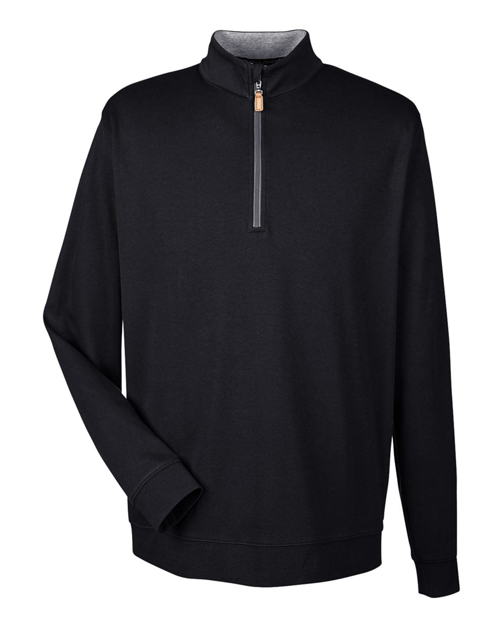 Men's DRYTEC20™ Performance Quarter-Zip Pullover - Front - B660B2503 - Black/ Grey Heather/ Graphite