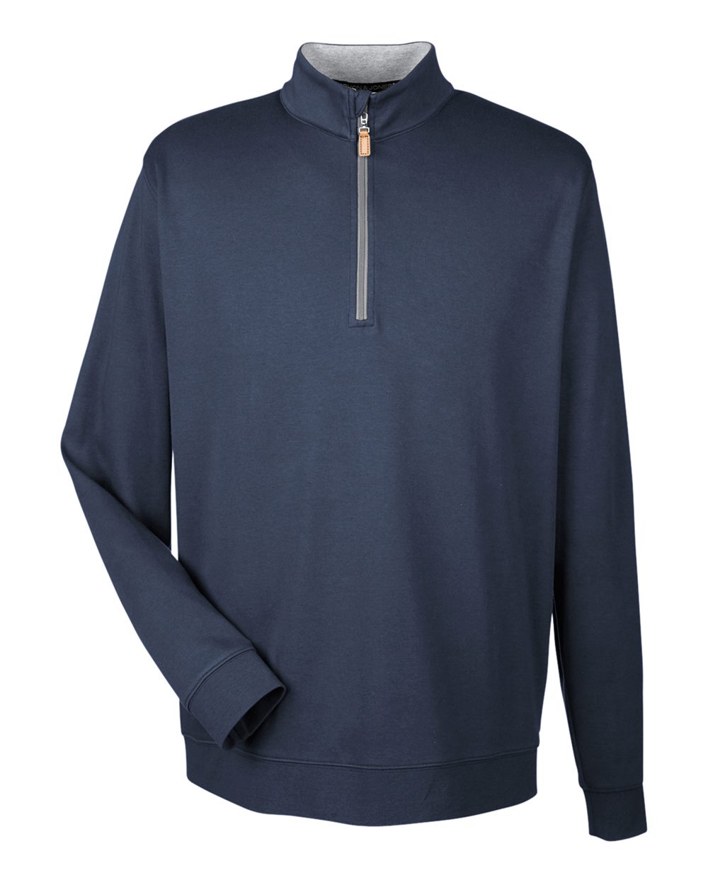 Men's DRYTEC20™ Performance Quarter-Zip Pullover - Front - B660B2653 - Navy/ Grey Heather/ Graphite
