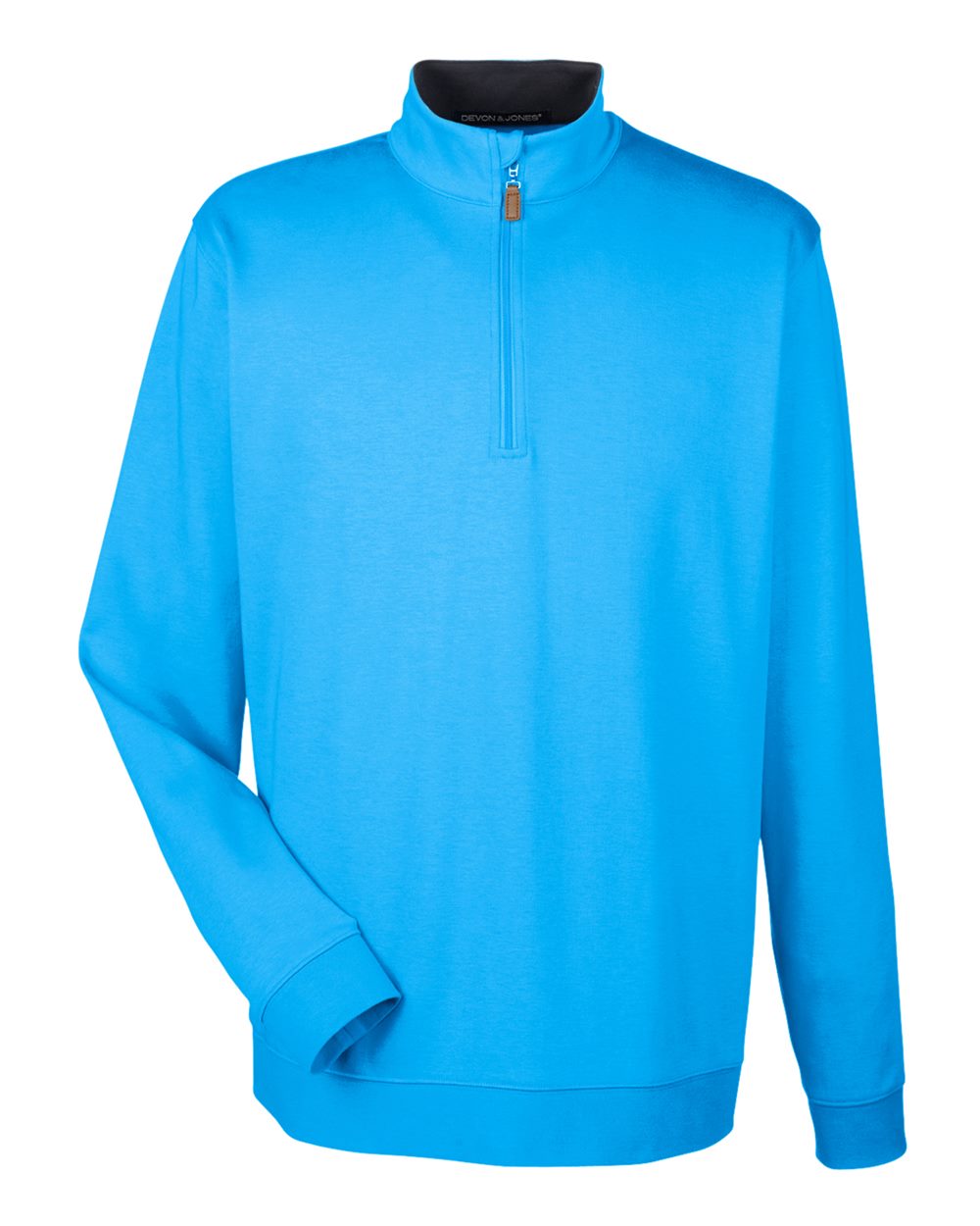 Men's DRYTEC20™ Performance Quarter-Zip Pullover - Front - B660B2683 - Ocean Blue/ Navy/ Ocean Blue