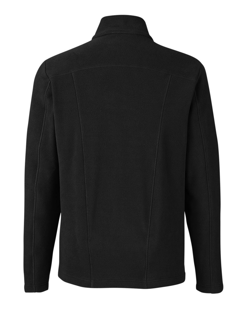 Men's CrownLux Performance® Fleece Full-Zip Jacket - Back - B705B2503 - Black