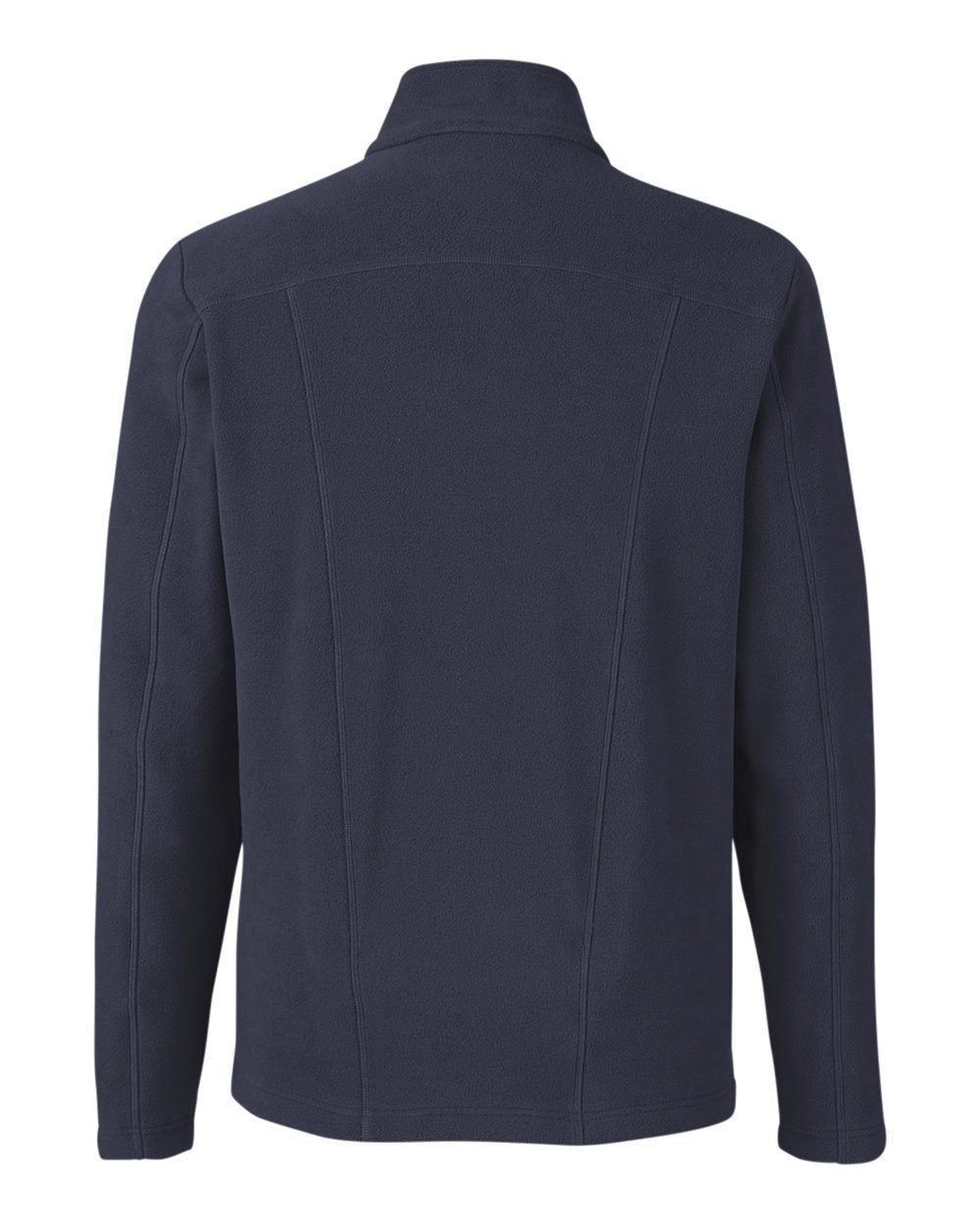 Men's CrownLux Performance® Fleece Full-Zip Jacket - Back - B705B2653 - Navy