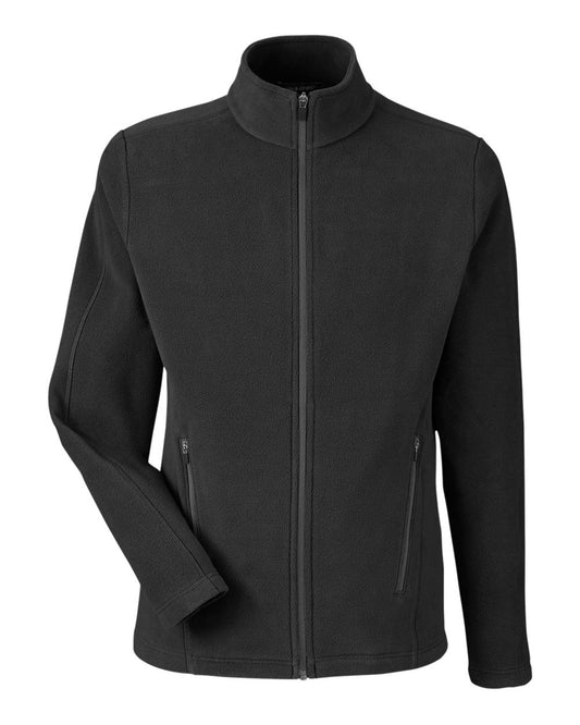 Men's CrownLux Performance® Fleece Full-Zip Jacket - Front - B705B2503 - Black
