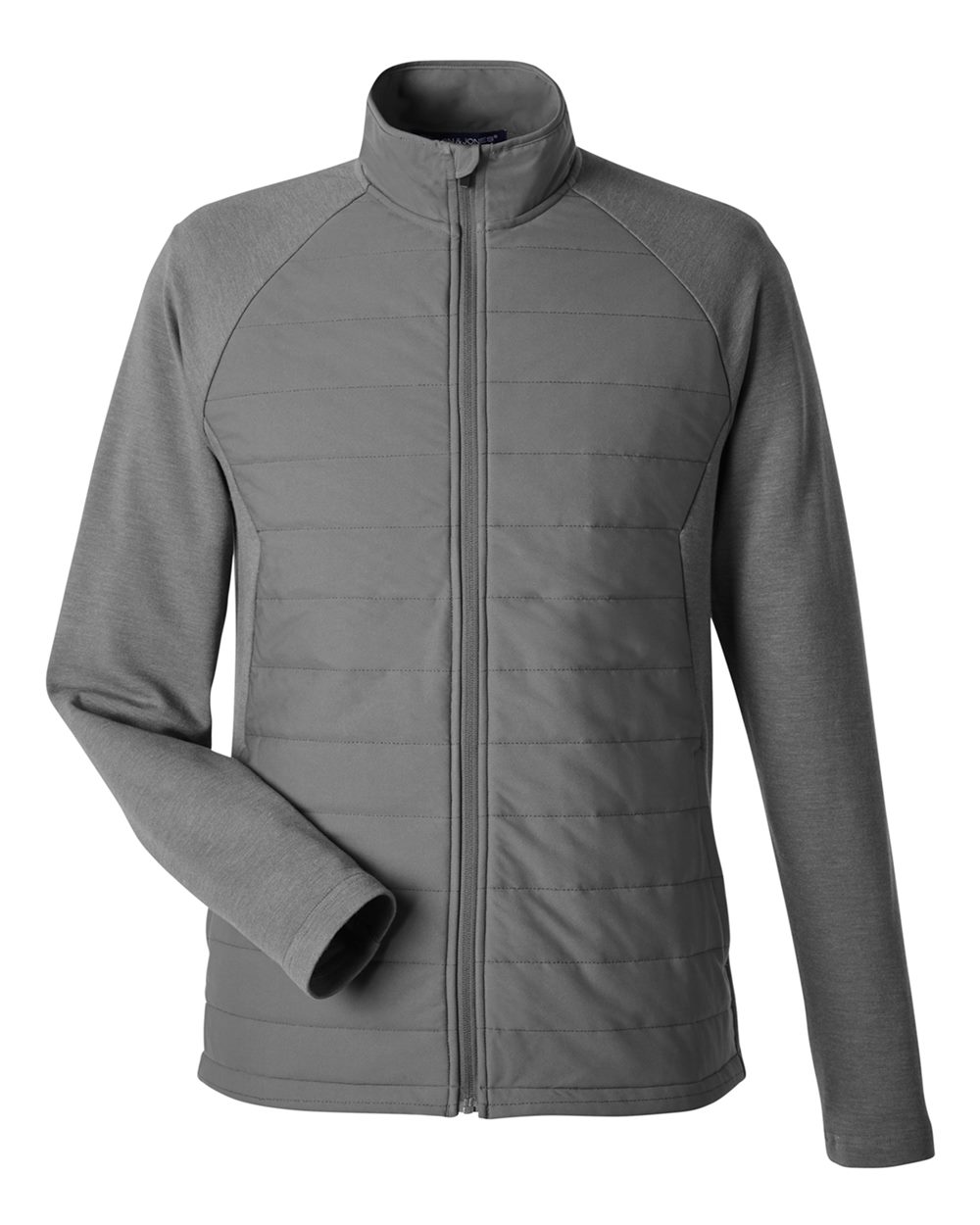Men's New Classics® Charleston Hybrid Jacket - Front - B697B2133 - Graphite Melange/ Graphite