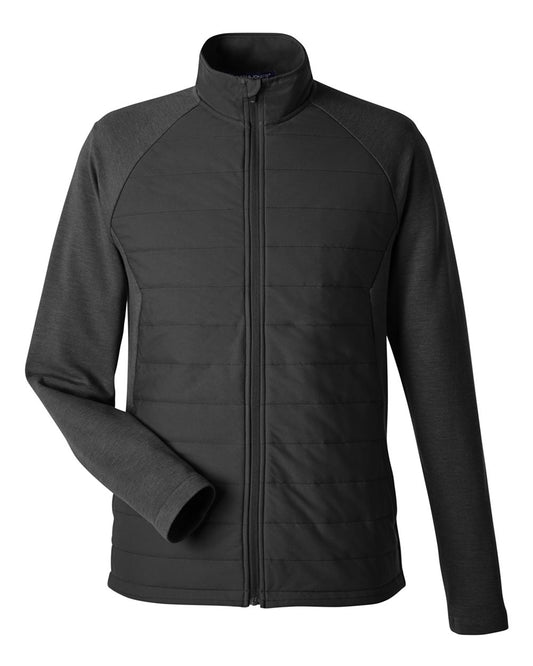 Men's New Classics® Charleston Hybrid Jacket - Front - B697B2503 - Black/ Melange Black