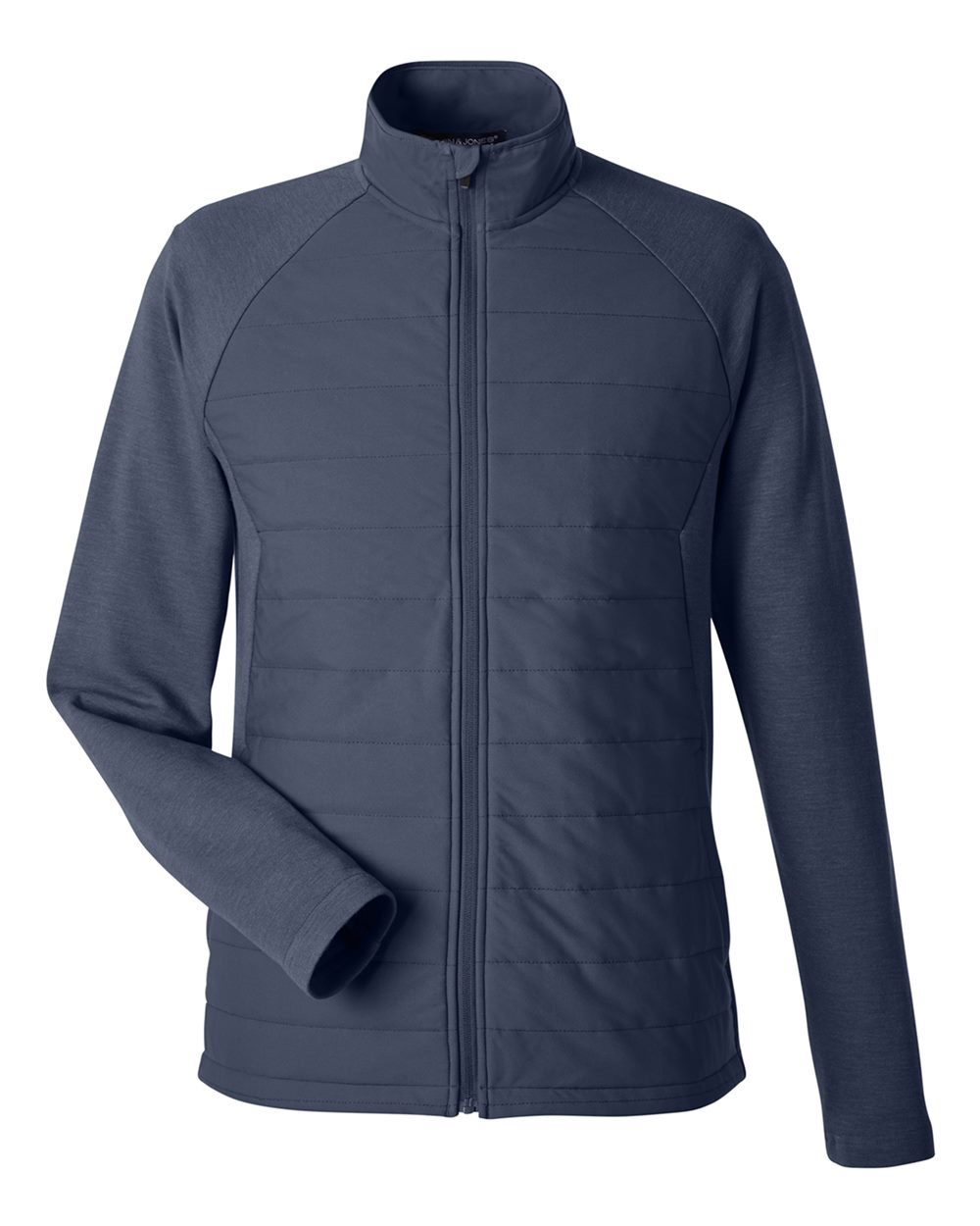 Men's New Classics® Charleston Hybrid Jacket - Front - B697B2653 - Navy Melange/ Navy