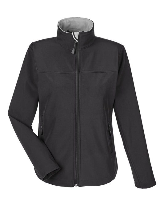Women's Soft Shell Jacket - Front - B614B2503 - Black
