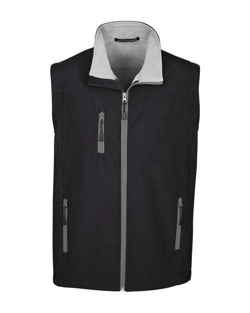 Unisex Soft Shell Vest - Front - B615B2502 - Black